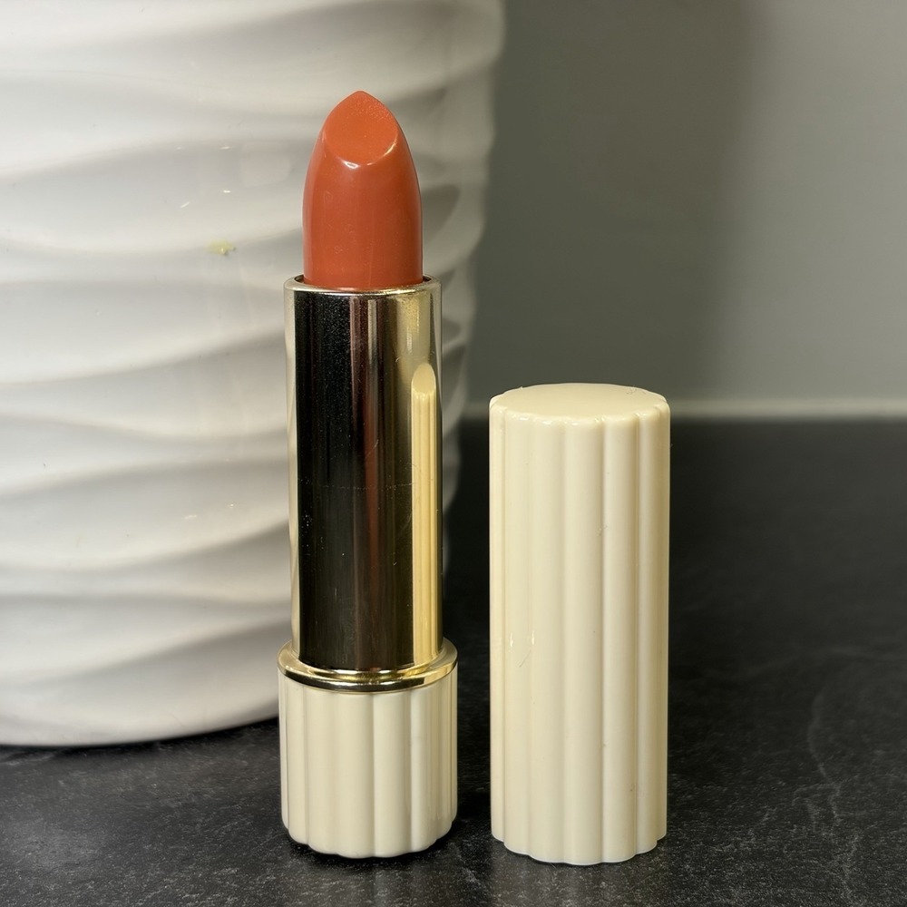 Vintage Estee Lauder All‎ Day Lipstick Nectar Classic Ribbed Tube Full Size VHTF